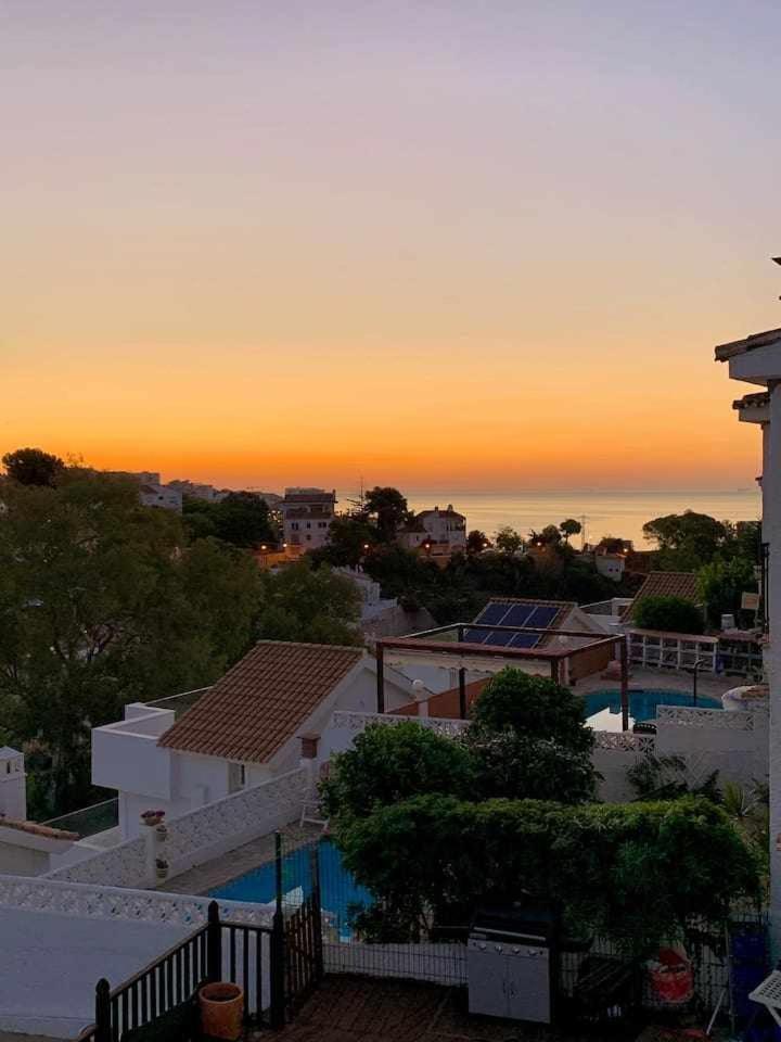 La Villa Escondida 1 Precioso Estudio Vista Al Mar Μάλαγα Εξωτερικό φωτογραφία
